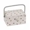 Coffret à couture motif Abeille - 18.5x25.5x14.5 cm - Distrifil Multic...