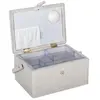 Boîte de Couture brodée Fraise - 18.5x25.5x14.5 cm - Hobby Gift Ecru -...