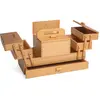 Travailleuse en bois à 3 niveaux - 23x45x27.4 cm - Distrifil Marron - ...