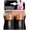 Pile Duracell Simply D X2 - Lr20