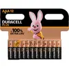 Duracell Plus Piles alcalines AAA, 1.5V LR03 MN2400, paquet de 12