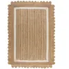 Novatrend Tapis de salon en jute beige 160x230 cm