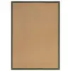 Novatrend Tapis de salon en jute vert kaki 160x230 cm