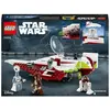 LEGO 75333 Star Wars Le Chasseur Jedi d Obi-Wan Kenobi, Jouet de Const...