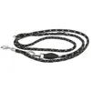 Laisse réglable en corde de nylon JULIUS-K9 IDC® L 220 x l 1,2 cm, noir
