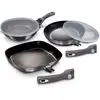 Set de Poêles à Frire et Griller - Berlinger Haus - 20-24-28 cm - Poignées Amovibles - Antiadhésif - Induction