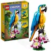 LEGO Creator 3-en-1 31136 Le Perroquet Exotique, Figurines Animaux de ...