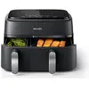 Friteuse sans huile PHILIPS - Airfryer NA351/00 - Double cuve 9L - 8 p...