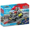 PLAYMOBIL 71147 Quad transformable de bandit, Les policiers Unité d'él...
