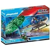 PLAYMOBIL 70569 Hélicoptere de police et parachutiste, City Action, Le...