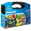 PLAYMOBIL 9322 Valisette Pilote de Karting, City Life, Stuntshow, 29 p...
