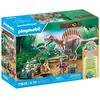 PLAYMOBIL 71820 Spinosaure, chercheur et véhicule a grue pivotante, Di...