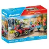 PLAYMOBIL 71825 Pompier avec quad et arbustes enflammés