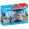 PLAYMOBIL 71733 Salle d'interrogatoire police, relevé d'empreintes, Ac...
