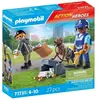 PLAYMOBIL 71731 Policier chien de recherche et voleur, Action Heroes, ...