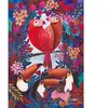 D-Toys Puzzle 1000 pièces : Andrea Kürti Tropical : Toucans et perroquets