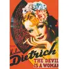 DToys Poster vintage - Marlene Dietrich, The Devil is a Woman