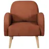 Fauteuil fixe ESKIMO coloris terracotta