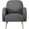 Fauteuil fixe ESKIMO coloris anthracite
