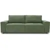 CASAPY Canapé convertible 3 places JOSH - Tissu Loft Olive - Coffre de...