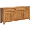 Camif - Buffet chêne massif 4 portes 4 tiroirs Luminescence CAMIF