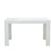Table rectangle extensible NASSAU coloris blanc