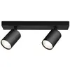 Braytron - Plafonnier 2 spots saillies BETA-W2 Alu GU10 2x35W Noir