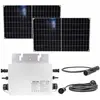 Kit solaire photovoltaïque PNI Green House M600 avec micro-onduleur et...
