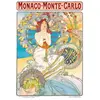Puzzle 1000 pièces Enjoy - Alfons Mucha : Monaco Monte Carlo, Alphonse Mucha