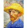EnjoyPuzzle Puzzle 1000 Pièces : Vincent Van Gogh -Autoportrait au chapeau dePaille