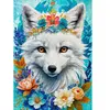 Puzzle 1000 pièces : Renard des neiges en fleurs