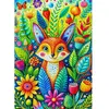 Puzzle 1000 pièces : L'invité du jardin