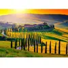 Puzzle 1000 pièces ENJOY - Coucher de soleil sur la Toscane