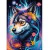 Puzzle 1000 Pièces : Portrait de Loup Magique