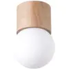 Sollux Boomo Downlight Moderne Monté En Surface En Bois De 19 Cm 1x G9