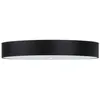 Plafonnier en tissu/verre/acier 6 lampes 100x100x20cm Sollux