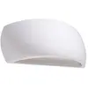 SOLLUX lighting Applique semi-circulaire en céramique, blanc L: 32cm