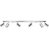 SOLLUX Plafonnier RING 6 GU10 LED Moderne Loft BOHO Design Couloir - Chrome