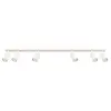 Plafonnier Ring acier 6xGU10 117cm Sollux