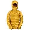 Doudoune a capuche femme pajak phantom jaune