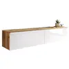 Meuble tv sarasota 120, le nombre de portes: 2, 140x30x33cm
