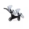 Kunert Baby - Poussette Brav DUO 3 in1 sièges auto Baby Blue Eco