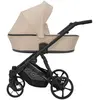 Kunert Baby - Poussette Arizo 04 rose- Cadre noir