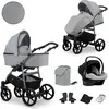 KUNERT BABY Poussette mata 09 gr grey cadre graphite siege auto