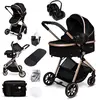 GaGaDumi SoHo poussette combinée 3-en-1 i-Size nacelle & siège auto ul...