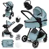 GaGaDumi SoHo poussette combinée 3-en-1 i-Size nacelle & siège auto ul...