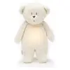Moonie Peluche veilleuse Ours vintage blanc polaire