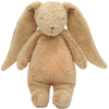 Moonie Peluche veilleuse lapin nature bio avec sons & lumières cappuccino