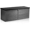 Viking Choice Coffre de jardin noir - 143x57x53,5 cm - 390 litres