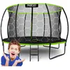 Trampoline de jardin profilé 374 cm avec filet intérieur Neo-Sport